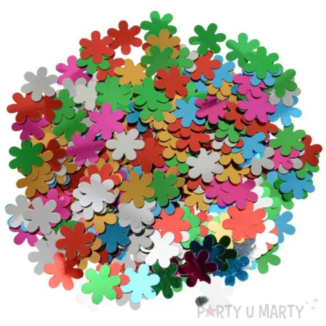 xx konfetti kwiatuszki kolorowe