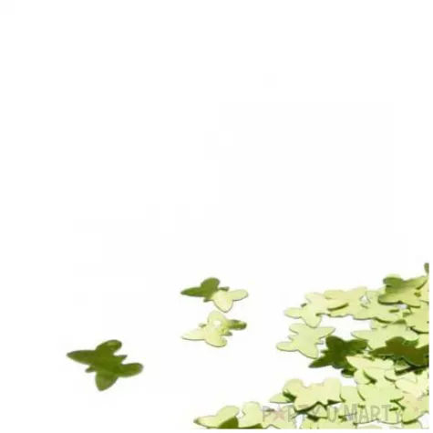 xx konfetti motylki zielone