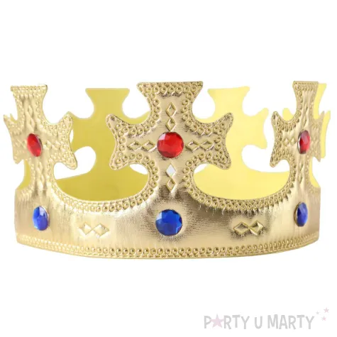 xx korona krolowej krola urodziny party bal 18x9 cm zlota