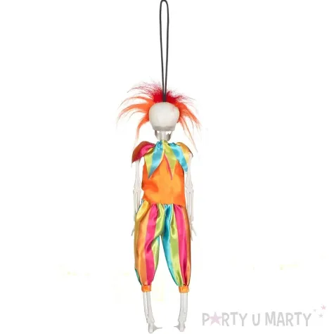 xx kosciotrup klaun dekoracja wiszaca 40 cm