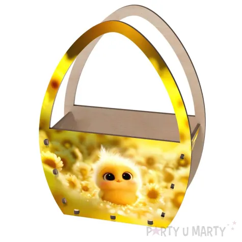 xx koszyk wielkanocny pisklak wesolych swiat