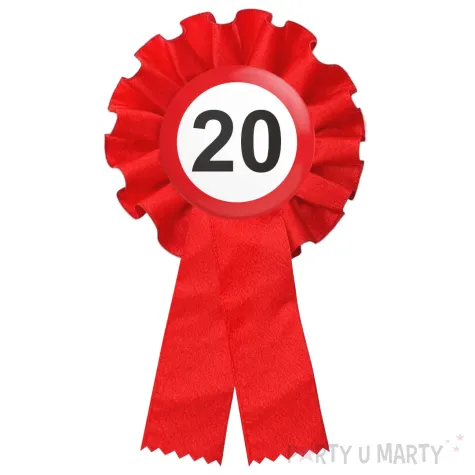 xx kotylion 20 urodziny traffic