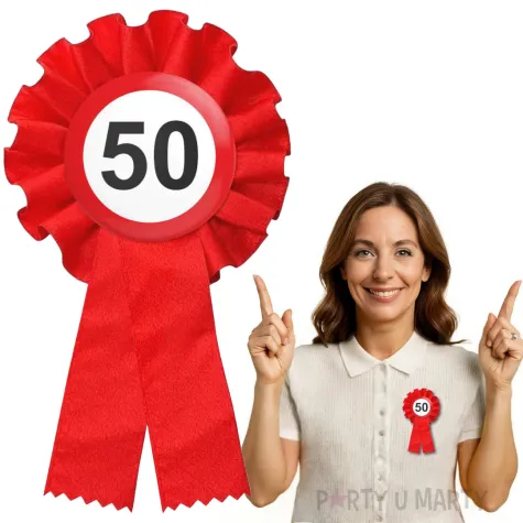 xx kotylion 50 urodziny traffic