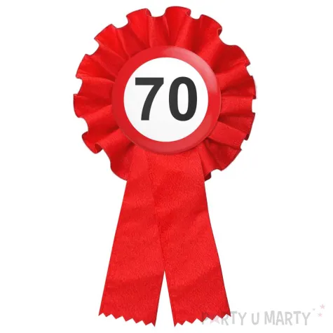 xx kotylion 70 urodziny traffic