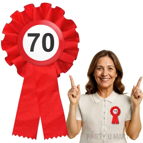 xx kotylion 70 urodziny traffic