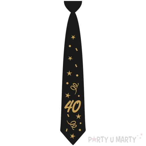 xx krawat czarny glamour birthday 40
