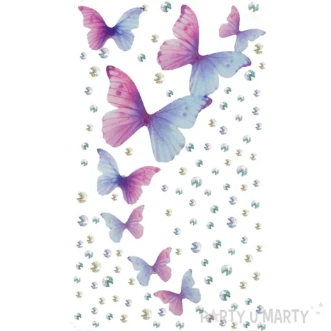 xx krysztalki dzety motyle 627673