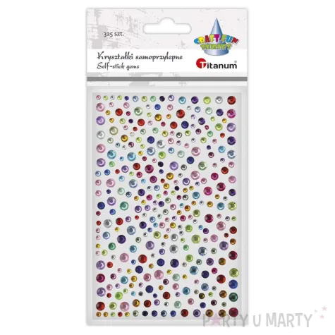 xx krysztalki samoprzylepne okragle 627656