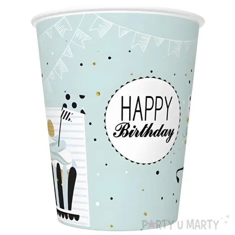xx kubeczki pap mint and happy b day 250 ml 8 szt
