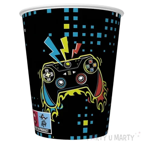 xx kubeczki pap play joystick pad 250 ml 8 szt