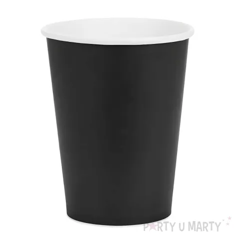 xx kubeczki papierowe czarny 250ml 1 op 6 szt