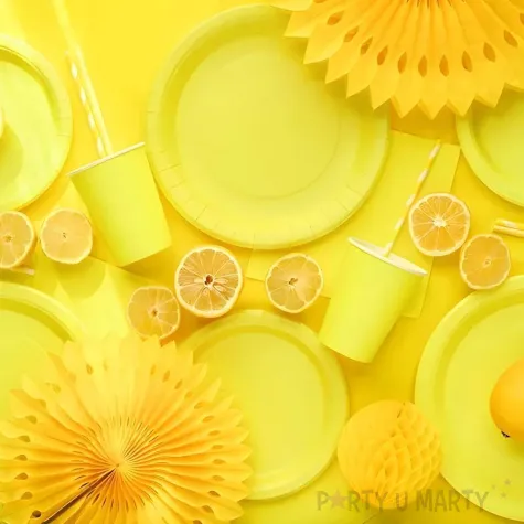 xx kubeczki papierowe zolty 250ml 1 op 6 szt