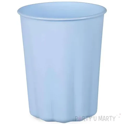 xx kubeczki plastikowe falbanka 220 ml blekitny 1 op 4 szt