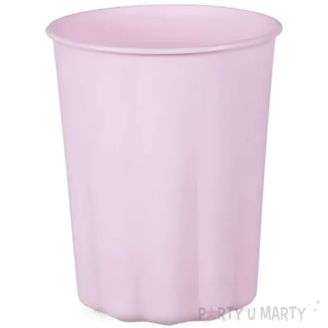 xx kubeczki plastikowe falbanka 220 ml fioletowy 1 op 4 szt