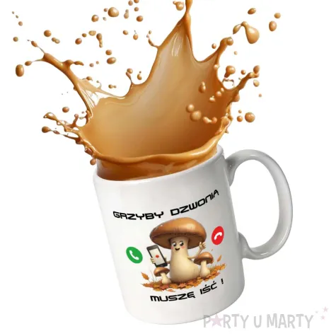 xx kubek grzyby dzwonia