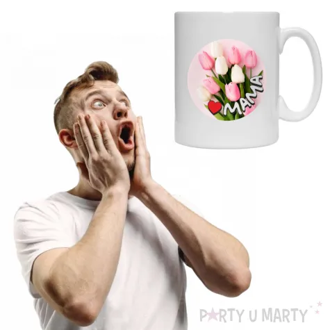 xx kubek mama i tulipany
