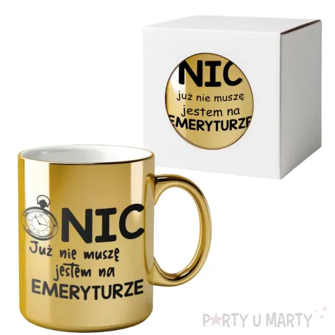 xx kubek nic juz nie musze emeryt zloty