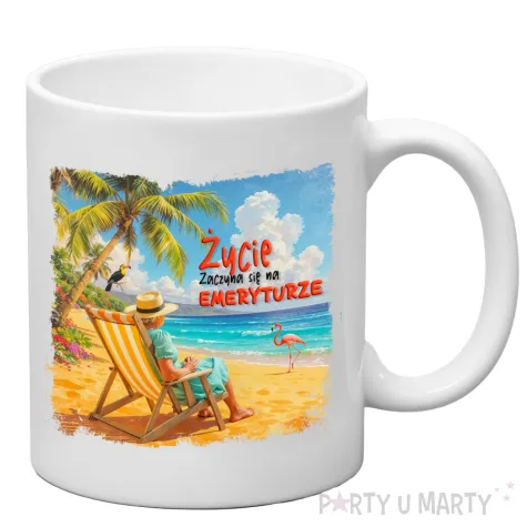 xx kubek zycie zaczyna sie na emeryturze hawaje emerytka