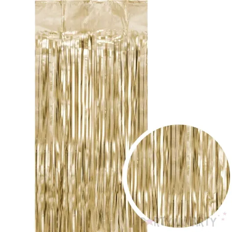 xx kurtyna party elegancki zloty 100x200cm