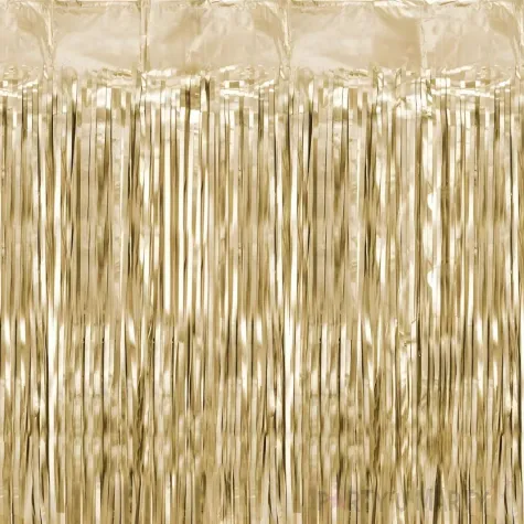 xx kurtyna party elegancki zloty 100x200cm