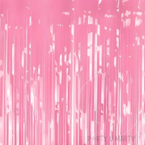 xx kurtyna party jasny rozowy 100x200cm