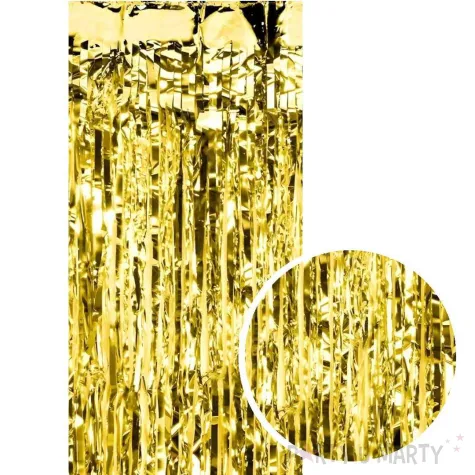 xx kurtyna party zloty 100x200cm