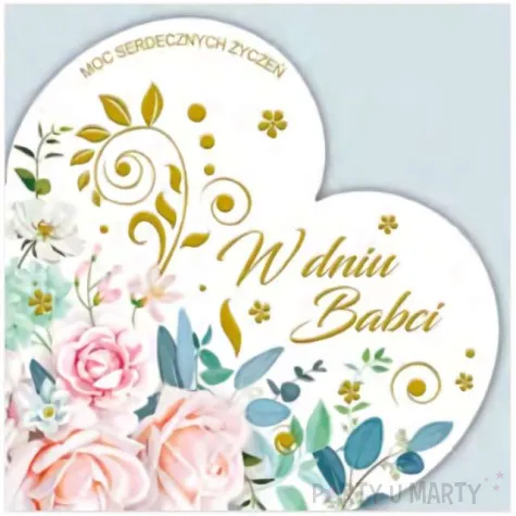 xx laurka dzien babci moc zyczen i roze 53459