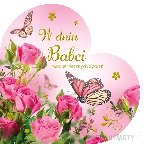 xx laurka dzien babci moc zyczen motyl 53456