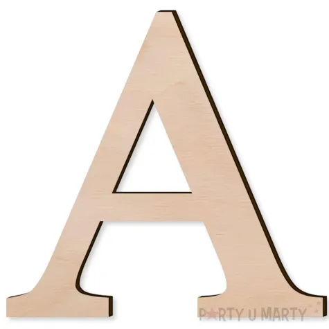 xx litera drewniana times a rozm xl