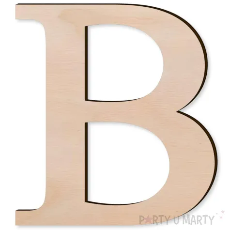 xx litera drewniana times b rozm s