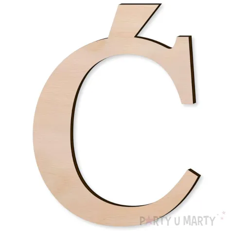 xx litera drewniana times c rozm s