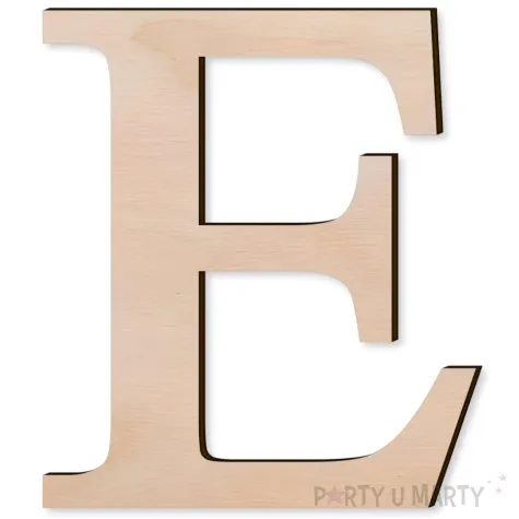 xx litera drewniana times e rozm xl