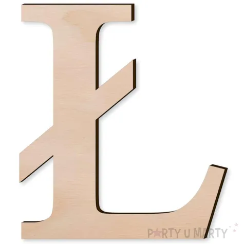 xx litera drewniana times l rozm l