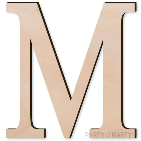 xx litera drewniana times m rozm l