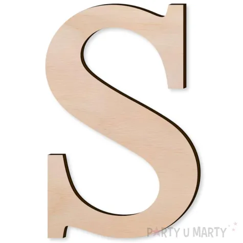 xx litera drewniana times s rozm xl