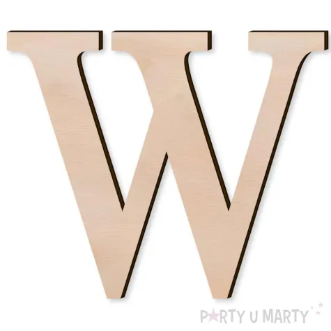 xx litera drewniana times w rozm xl