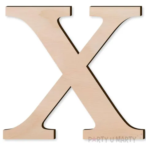 xx litera drewniana times x rozm s