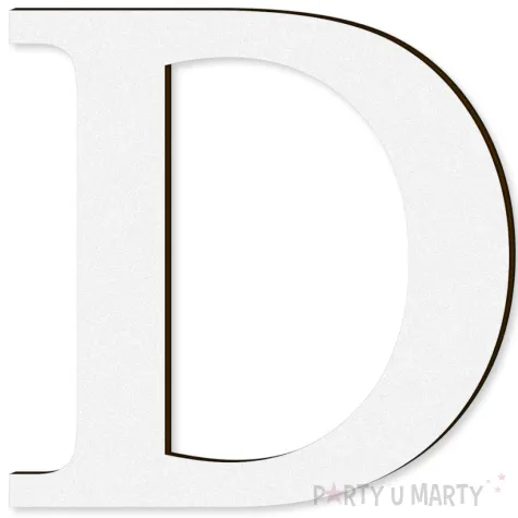 xx litera laminowana times d bialy rozm s