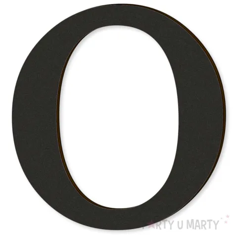 xx litera laminowana times o czarny rozm l