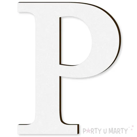 xx litera laminowana times p bialy rozm s