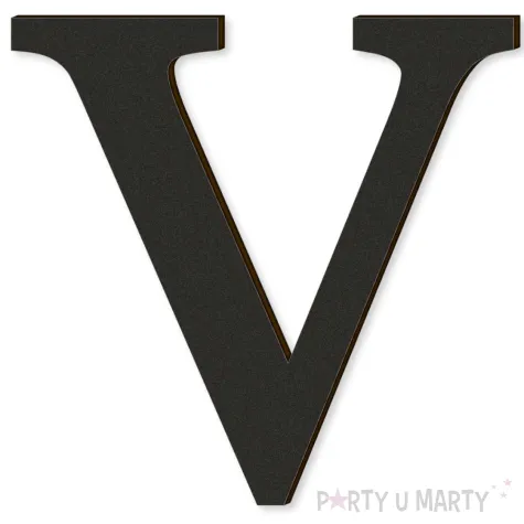 xx litera laminowana times v czarny rozm s