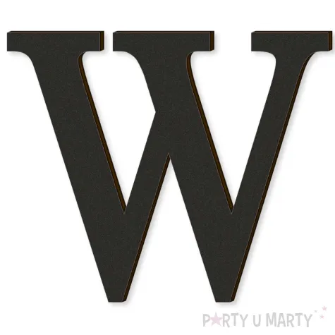 xx litera laminowana times w czarny rozm s