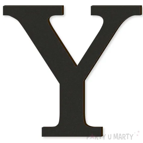 xx litera laminowana times y czarny rozm xl