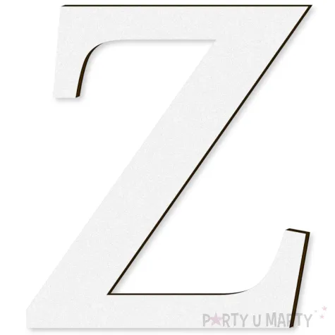 xx litera laminowana times z bialy rozm s