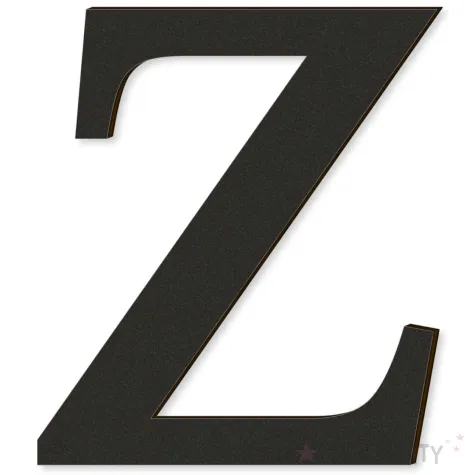 xx litera laminowana times z czarny rozm m