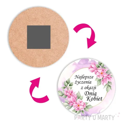 xx magnes na dzien kobiet najlepsze zyczenia kwi