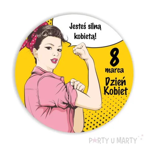 xx magnes na dzien kobiet silna kobieta