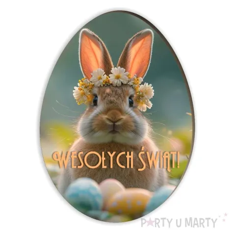 xx magnes na wielkanoc krolik i pisanki