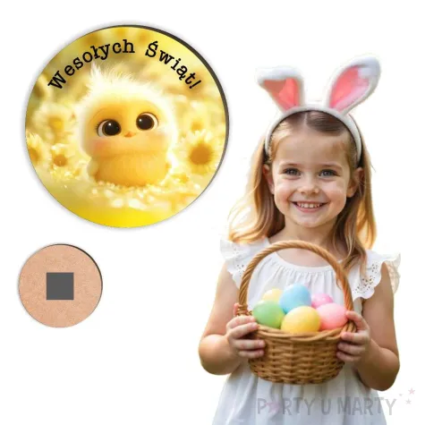 xx magnes na wielkanoc pisklak wesolych swiat