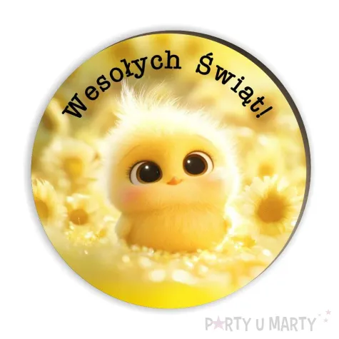 xx magnes na wielkanoc pisklak wesolych swiat